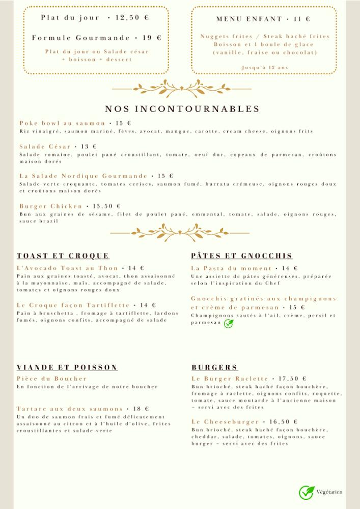 Le Centifolia - Menu Image 1